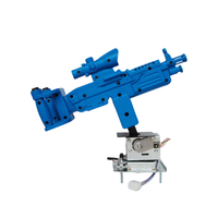 Machine d'arcade de jeu vidéo à pièces pour enfants modèle de pistolet de tir en bois en plastique en métal pour 6 ans et plus anglais, y compris la boxe