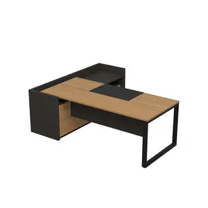 New design modern classic office furniture manager L shape home executive office desk