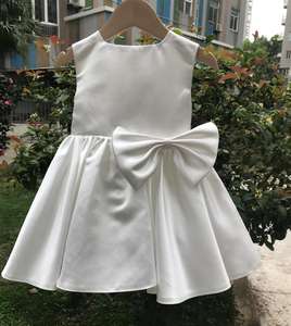 Vestidos de flores para niñas de 2 a 12 años, vestidos blancos con lazo para niñas, vestidos de princesa para fiestas de cumpleaños, vestidos de flores para niñas grandes - Product Image 6
