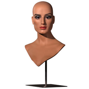 SHY nuevo diseño de lujo 2025 cabeza de maniquí sin cabello maniquí de silicona de alta calidad simulación de cabeza de pestañas - Product Image 2