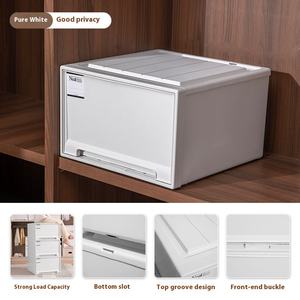 Boîte de rangement à tiroir épais pour salon <span class=keywords><strong>Armoire</strong></span> de rangement à vêtements en plastique à un niveau Vente en gros Chine - Product Image 6