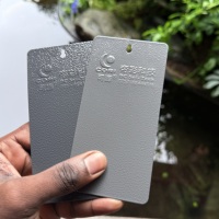 Peinture en poudre gris foncé texturée anti-usure électrostatique pour pièces métalliques industrielles et peinture marine