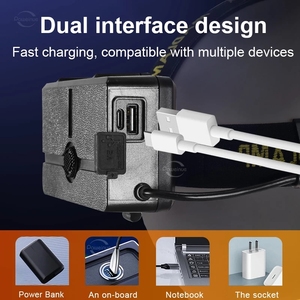 12000 High Lumen 2 xhp50 XHP360 XHP70 LED Scheinwerfer Zoombare Scheinwerfer Taschenlampe Wasserdichte Stirn lampe mit Power Bank Funktion - Product Image 5