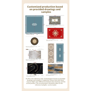 Tappeto in Nylon <span class=keywords><strong>su</strong></span> Base di Cotone Personalizzato con Qualsiasi Motivo, Morbido Tappeto Stampato per Corridoi di Hotel, Eventi, Soggiorno e Preghiera - Product Image 6