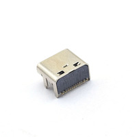 Connecteur de charge cms USB type c, 16 broches, hauteur femelle, prise 1.0mm