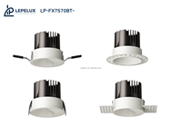Spot LED COB encastrable 75 mm pour miroir de salle de bain, éclairage maquillage, distribution de lumière polarisée LP-FX7570BT-RTA-22-1