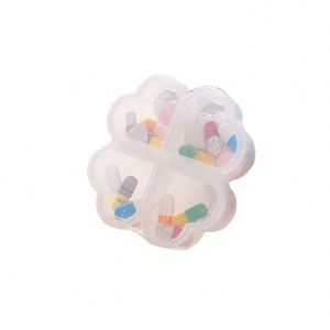 JH Medibox - Organizador Semanal de Pastillas de 7 Días con Diseño de Trébol de la Suerte, Colorido, Portátil, a Prueba de Niños, Mini Pastillero - Product Image 3