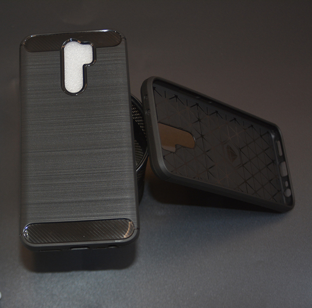 Soft Carbon Fiber TPU Mobile Phone Protective case Cover for Xiaomi Redmi 9