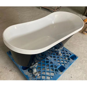 Bañera Independiente de Alta Calidad y Económica <span class=keywords><strong>con</strong></span> 4 <span class=keywords><strong>Patas</strong></span>, Diseño Gráfico, Bañera de Esquina para Baño, Color Personalizado, Tradicional - Product Image 5