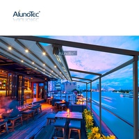 Alphalunotec — auvent rétractable, couverture de jardin imperméable, auvent pare-soleil, Pergola pour terrasse