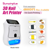 Belle dernière machine de manucure automatique commerciale à la maison imprimante numérique facile à utiliser pour l'impression d'art d'ongle