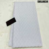 Fabricant Professionnel Prix Usine Qualité Suisse Voile Dubaï Poli 100% Tissu Dentelle Lafaya Africain Français