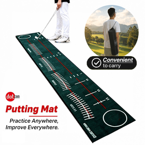 Tapis de golf Dotcom 2x4m |   Tapis d'entraînement personnalisé avec logo d'usine, <span class=keywords><strong>mini</strong></span>-green de golf en polyester ou non-tissé pour la pratique en intérieur - Product Image 1