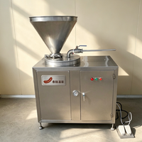 Machine à farcir les saucisses automatique pneumatique professionnelle en acier inoxydable