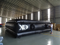 Sport extrême freestyle saut trampoline FMX vtt BMX carré VTT tapis plat coussin gonflable cascadeur saut airbag atterrissage
