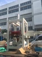 Machine de test de fabrication de blocs creux et de pavés automatique personnalisée non standard avec PLC et boîte de vitesses