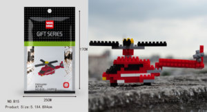 Wise Havik 3d Brein Educatief Misvormd Vliegtuig Speelgoed Plastic Kids Bouwstenen Tas Unisex B12 Abs Speelgoed 8 Shot Air Gun Plastic - Product Image 4