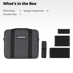 Sangle d'épaule personnalisable Ambitful PB19, sac <span class=keywords><strong>de</strong></span> transport portable, sac pour <span class=keywords><strong>flash</strong></span> <span class=keywords><strong>de</strong></span> studio, sac pour caméra <span class=keywords><strong>vidéo</strong></span>, pour photographie, photo et <span class=keywords><strong>vidéo</strong></span> - Product Image 5