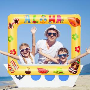 Inflatable Photo <b>Frame</b> Rectangle PVC Outdoor Party Decorations Aloha Theme <b>Selfie</b> <b>Frame</b> - Product Image 2