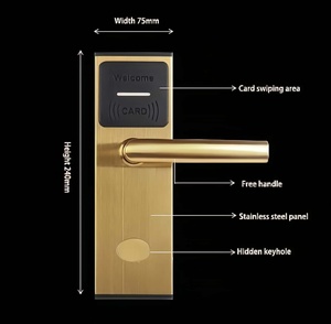 Khách sạn và căn hộ với tuya Wifi Mạng đám mây App ký túc xá khóa cửa thông minh khóa thẻ vân tay - Product Image 4