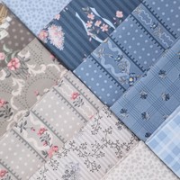 Tissu de décoration intérieure aux couleurs vives de qualité supérieure, tissu prédécoupé pour patchwork, tissu de style Fat Quarter Bundle