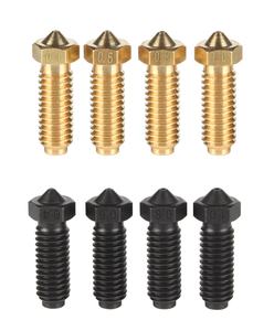3 dswow acciaio temprato ottone Valcano ugello per Anycubic Kobra 2 ugello 3D accessori stampante 0.4mm M6 filettato resistenza al calore - Product Image 5