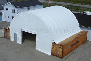 Liquidation à bas prix 20ft * 20ft emballage Simple <span class=keywords><strong>abri</strong></span> d'auto à cadre métallique de grande taille pour stationnement de <span class=keywords><strong>cour</strong></span> de bateau SUV barres de sol renforcées - Product Image 5