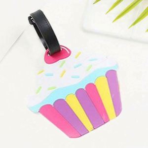 ป้ายติดกระเป๋าเดินทางแบบ OEM สีสันสดใส ทำจากยางซิลิโคน 3 มิติ - Product Image 4