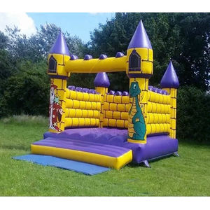 Castillo Inflable de PVC para Niños, Castillo Hinchable con Forma de Hongo para Exteriores, con Soplador de Aire Portátil, Garantía de 3 Años - Product Image 5