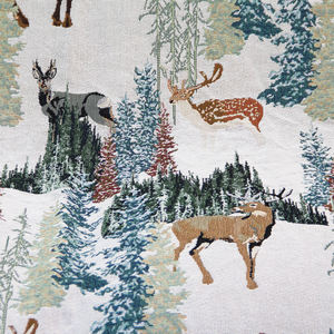 بطانية منسوجة مخصصة بتصميم كرتوني من البوليستر والقطن مع شراشيب جاكار، مناسبة للتخييم والنزهات - Product Image 5