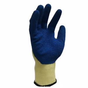 Gants de sécurité de calibre 10, <span class=keywords><strong>4</strong></span> brins de doublure en fil de Polyester, doublure en <span class=keywords><strong>Latex</strong></span> froissé et enduit de paume - Product Image 5