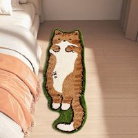 Décor à la maison chambre chevet coussin de pied personnalisé tufté anime moelleux doux tapis salon grand tapis de chambre