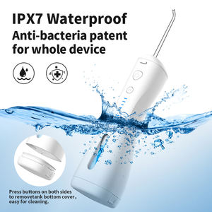 Limpiador de dientes eléctrico inalámbrico profesional 240ML IPX7 <span class=keywords><strong>Irrigador</strong></span> impermeable Chorro de agua dental Cuidado bucal recargable portátil - Product Image 3