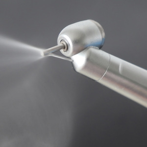 Dental Handpiece 45 Degree Angled High Speed Turbine Single Point Water <b>Spray</b> For Tooth Extraction <b>Silver</b> - Product Image 3
