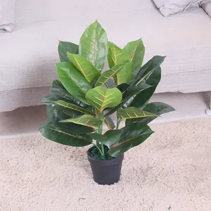 Hot Koop Kunstmatige Kleine Planten Kleine Faux Scindapsus Aureus Planten Voor Thuis Tafel Decor