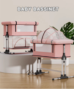Custom OEM ODM Colors <strong>Classic</strong> Playpen Cot Baby Bassinet Cradle Bed Kids Baby <strong>Cribs</strong> Baby Folding Bed for Child Sleep and Activity - Product Image 4