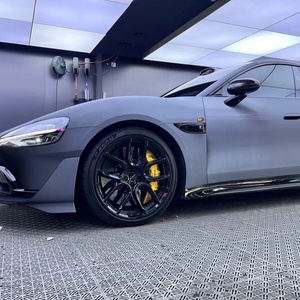 Film de protection TPU Eclipse solaire noir Dyno Mat Satin Premium TPU PPF Auto-cicatrisant Enveloppement de voiture du fournisseur Blanc à noir - Product Image 4