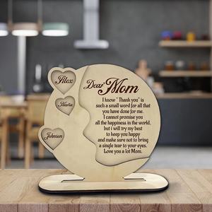 2022พิเศษแม่ของขวัญวันธรรมชาติไม้งานฝีมือเค้กท็อปเปอร์วันแม่ชุดของขวัญสำหรับแม่ - Product Image 4