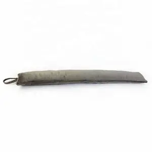 Grey Velvet Door Window draught excluder Window Breeze Guard decorative Door Draft Stopper