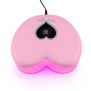 Portable Nail Dryer Tools Gel Polish Heart Shaped 96w Led Uv Curing Lamp Gel Light Spa Kit Led Nail Lamp