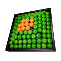 DOLADISPLAY Présentoir à bananes haute capacité pour supermarché, support de rangement en plastique robuste pour fruits