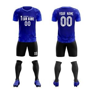 Conjunto de Camiseta de Fútbol Personalizada para Hombre, Camiseta de Fútbol con Nombre y Número, Uniforme de Entrenamiento Deportivo de Spandex/Poliéster - Product Image 2