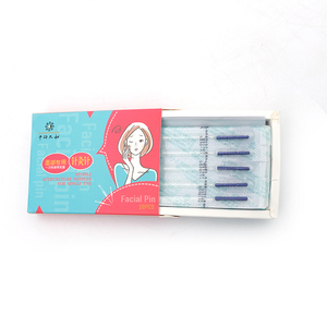 เข็มฝังเข็มสแตนเลสด้ามจับพลาสติกสำหรับใบหน้าปลอดเชื้อขนาด0.10มม. งานตามสั่ง - Product Image 4