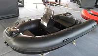 Großhandel Hochwertiges 3,5m Stabiles Leichtgewichtiges PVC Aufblasbares RIB-Boot |   Maßgefertigtes Schwarz |   Günstiger Fabrikpreis