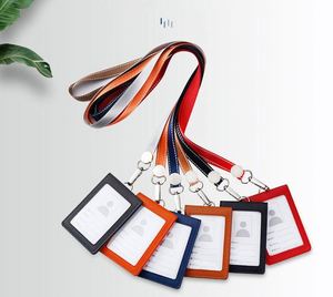 Porte-cartes d'identité en PU avec fermeture auto-agrippante, multi-emplacements pour badges d'employé, cartes de repas et clip de lanière – Vente en gros - Product Image 6