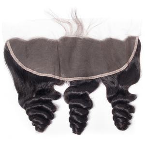 Wholesale Virgin <b>Hair</b> Vendors Brazilian Peruvian 3+1 3 Bundles Loose Wave Weavons Human <b>Hair</b> Pack with Closure and Frontal - Product Image 6