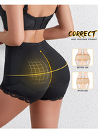 Vente en gros Grande taille Sexy dentelle rembourré fesse minceur Shorts de maintien de la forme du corps Shapers de levage des fesses pour femmes
