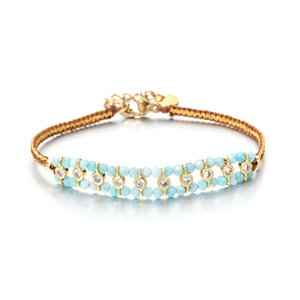Bracciale in Pietra Naturale Fatto a Mano Stile Francese Gioielli Braccialetti per Donna Regalo all'Ingrosso Texture Raffinata - Product Image 5