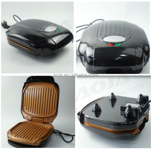 Parrilla Eléctrica de Contacto AOJA de Alta Calidad, Calentamiento Rápido Doble, Máquina para Hacer <span class=keywords><strong>Hamburguesas</strong></span> y Paninis, Parrilla Profunda para Cocinar sin Humo - Product Image 3