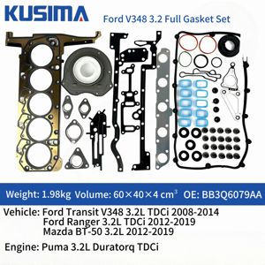 Kit de joints de révision moteur P5AT pour <span class=keywords><strong>Ford</strong></span> Ranger V348 3.2L TDCi <span class=keywords><strong>Puma</strong></span> et Mazda BT50 3.2L BB3Q6079AA - Product Image 1